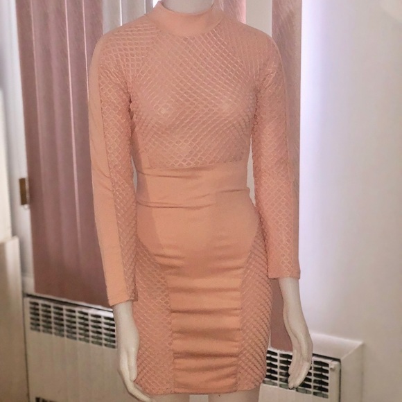 THE LUXURY VAULT Dresses & Skirts - Peachy bandage Dress